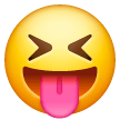 squinting-face-with-tongue Emoji samsung