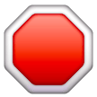 stop-sign Emoji samsung