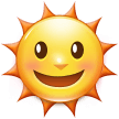 Sun With Face Emoji on Samsung Phones