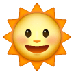 sun-with-face Emoji samsung