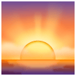 sunrise Emoji samsung