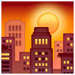 sunset Emoji samsung