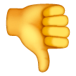 Thumbs Down Emoji on Samsung Phones