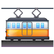 tram-car Emoji samsung