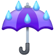 umbrella-with-rain-drops Emoji samsung