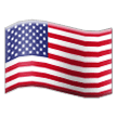 Флаг США Эмодзи на телефонах Samsung
