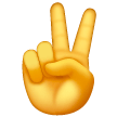 victory-hand Emoji samsung