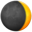 Waxing Crescent Moon Emoji on Samsung Phones