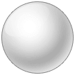 Cerchio bianco Emoji Samsung