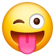 winking-face-with-tongue Emoji samsung