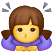 woman-bowing Emoji samsung