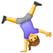 woman-cartwheeling Emoji samsung