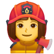 woman-firefighter Emoji samsung