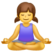 woman-in-lotus-position Emoji samsung