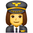 woman-pilot Emoji samsung