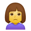 Schmollende Frau Emoji Samsung