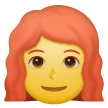 👩‍🦰 Woman: Red Hair Emoji on Samsung Phones