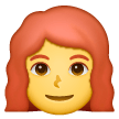 woman-red-haired Emoji samsung
