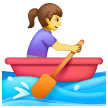 woman-rowing-boat Emoji samsung