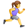 woman-running-facing-right Emoji samsung