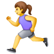 woman-running Emoji samsung