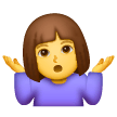 woman-shrugging Emoji samsung