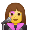 👩‍🎤 Cantante donna Emoji su Samsung
