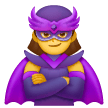 woman-supervillain Emoji samsung