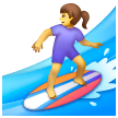 woman-surfing Emoji samsung