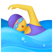 🏊‍♀️ Woman Swimming Emoji on Samsung Phones