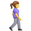 woman-walking-facing-right Emoji samsung