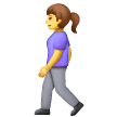woman-walking Emoji samsung