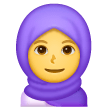 woman-with-headscarf Emoji samsung