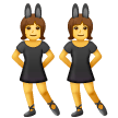 women-with-bunny-ears Emoji samsung