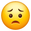 Cara de preocupación Emoji Samsung