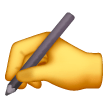 writing-hand Emoji samsung