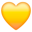 💛 Желтое сердце Эмодзи на телефонах Samsung