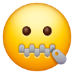 zipper-mouth-face Emoji samsung