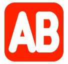 🆎 AB Button (Blood Type) Emoji in SoftBank
