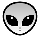 👽 Alien Emoji in SoftBank