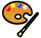 🎨 Artist Palette Emoji in SoftBank