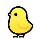 Baby Chick Emoji in SoftBank
