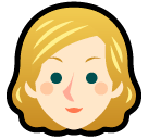 👱 Person: Blond Hair Emoji in SoftBank