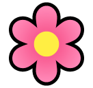 Цветок Эмодзи в SoftBank