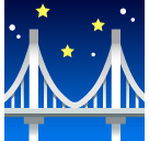 bridge-at-night Emoji softbank
