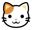 Tête de chat Émoji SoftBank