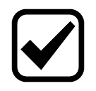 ☑️ Check Box With Check Emoji in SoftBank