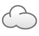 ☁️ Cloud Emoji in SoftBank
