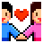 couple-with-heart Emoji softbank