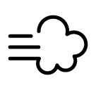 Ráfaga de viento Emoji SoftBank